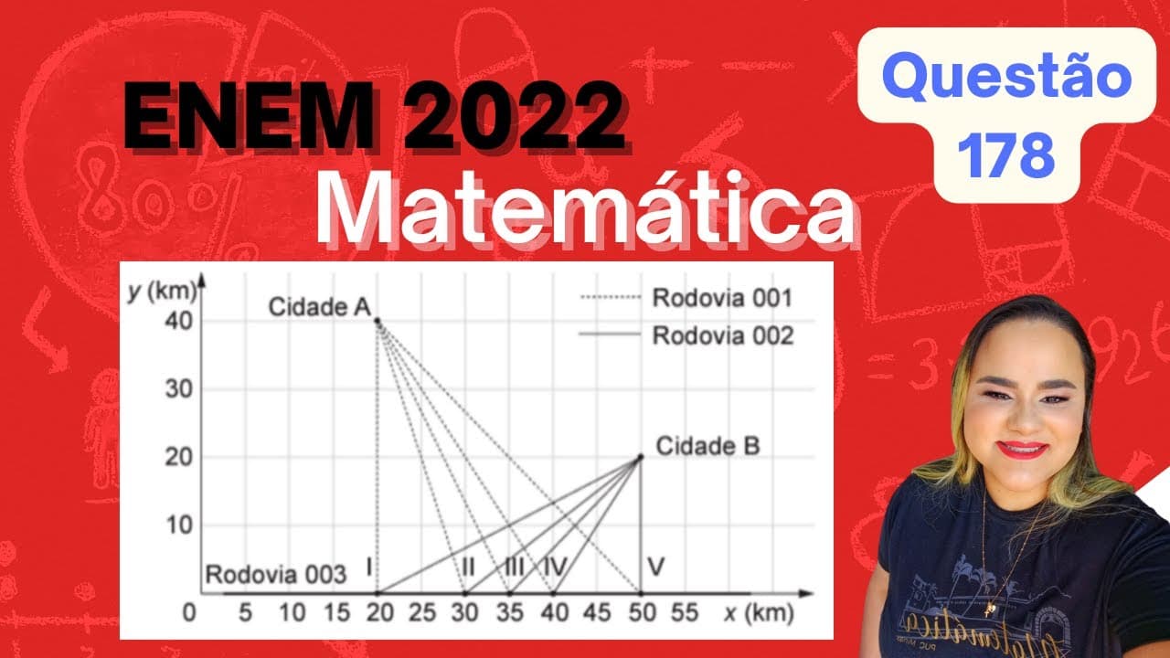 Thumbnail: 📢ENEM 2022📢O governo de um estado pretende realizar uma obra de infraestrutura para auxiliar na...