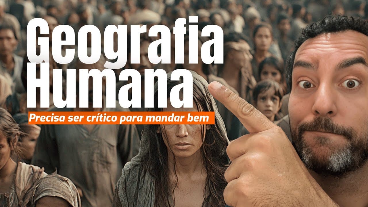 Thumbnail: Te ensino GABARITAR GEOGRAFIA HUMANA | Enem e Fuvest |