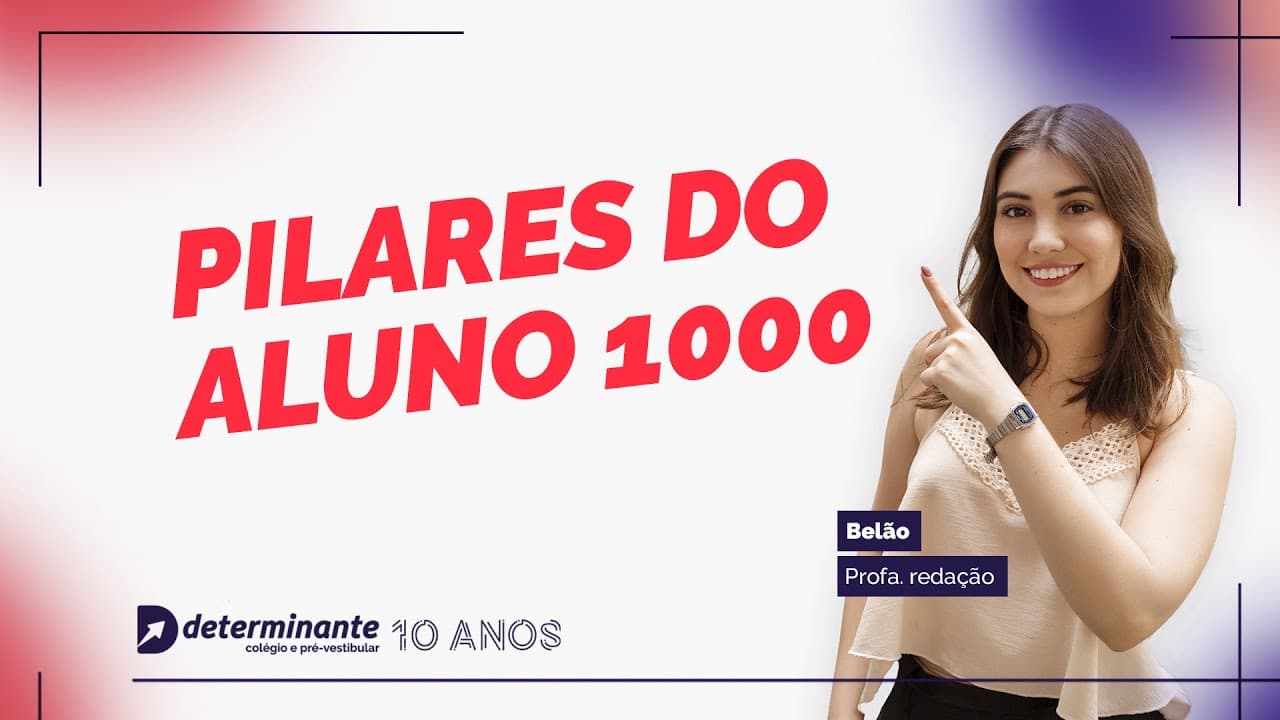 Thumbnail: Redação Enem - Pilares do aluno 1000 | Profa. Belão