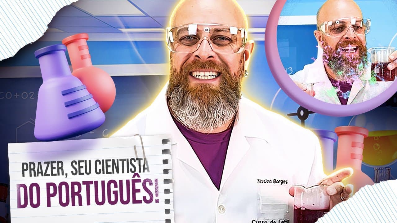 Thumbnail: Aprendendo português de forma experimental | Cientista Noslen
