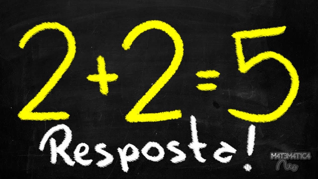 Thumbnail: CURIOSIDADE - Resposta: 2+2 = 5?