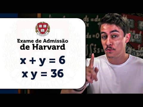 Thumbnail da aula: Problema viral para entrar em Harvard