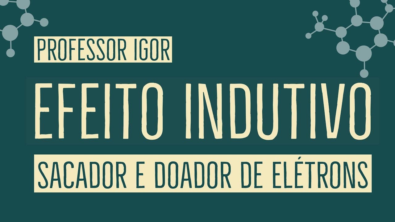 Thumbnail: Efeito Indutivo | Acidez e Basicidade | Química Orgânica