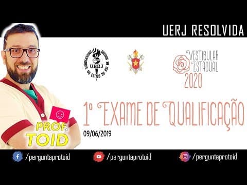Thumbnail da aula: ✌ Resolvida UERJ 2020 (Biologia) | Pergunta Pro Toid (PPT) ✌