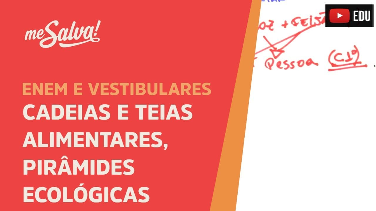 Thumbnail: Me Salva! ECO14 - Ecologia - Cadeias e teias alimentares, pirâmides ecológicas