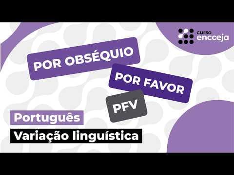 Thumbnail da aula: VARIAÇÃO LINGUÍSTICA | RESUMO DE PORTUGUÊS ENEM & ENCCEJA