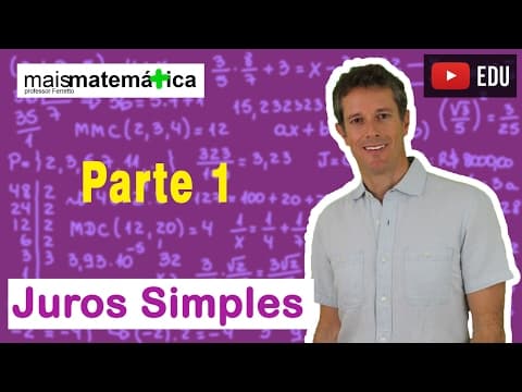 Thumbnail da aula: Matemática Básica - Aula 28 - Juros Simples (parte 1)