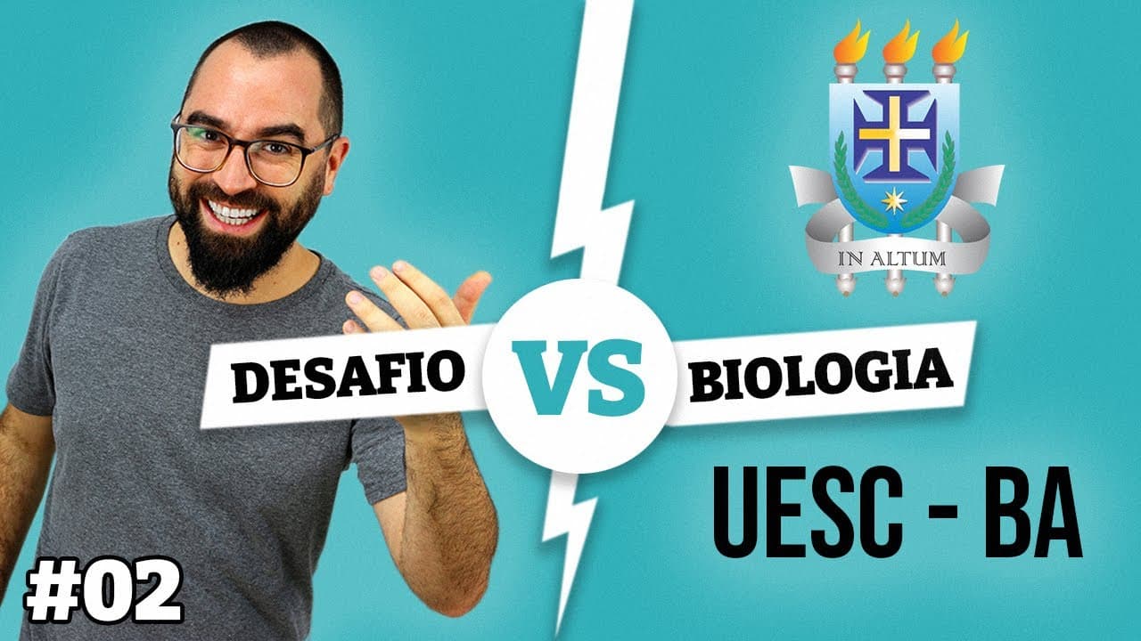 Thumbnail: Me confundi com o enunciado da UESC?? - Desafio Biologia - Prof Guilherme