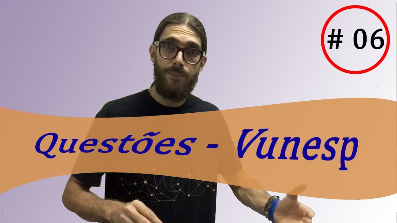 Thumbnail: Matemática - Vunesp #6| Resolvendo e propondo UNESP | Prof. Rafa Jesus