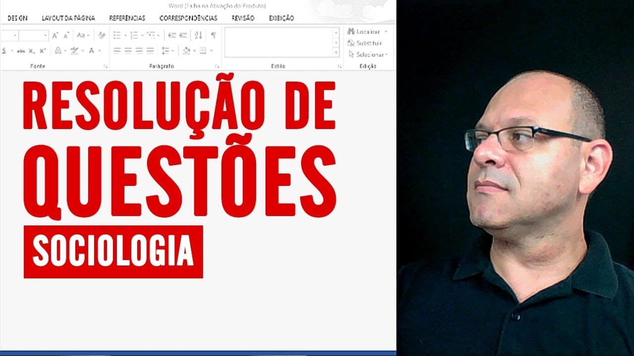 Thumbnail: Relação entre Indivíduo e Sociedade - Resolução de Questões [Concurso PMERJ]