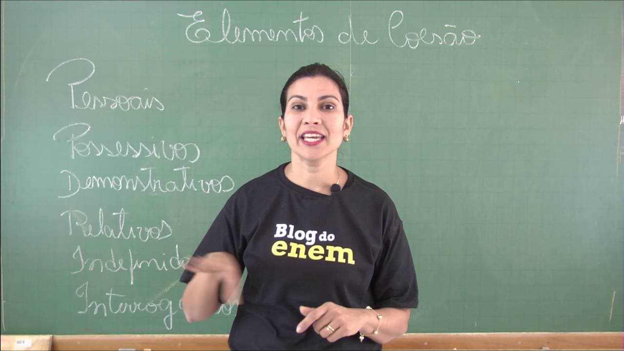 Thumbnail: ELEMENTOS DE COESÃO | PORTUGUÊS | REDAÇÃO | Prof.ª Kel