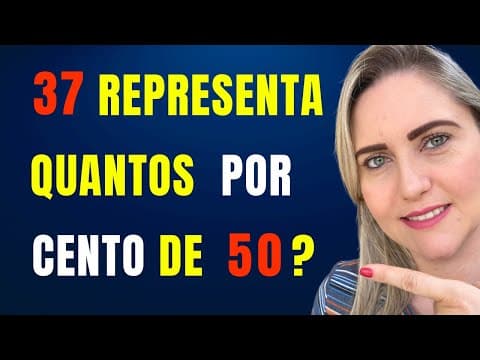 Thumbnail da aula: 😱DUAS MANEIRAS DIFERENTES DE ENCONTRAR A PORCENTAGEM??