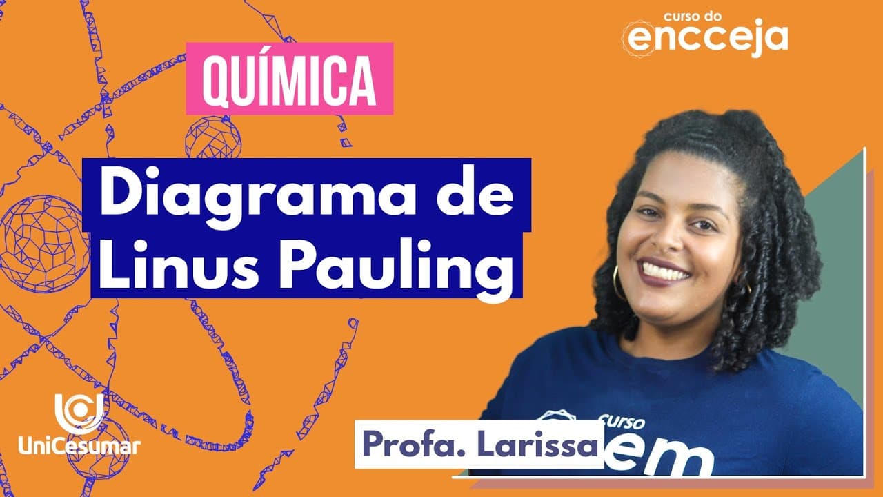 Thumbnail: DIAGRAMA DE LINUS PAULING: como funciona a distribuição eletrônica | RESUMO DE QUÍMICA ENCCEJA