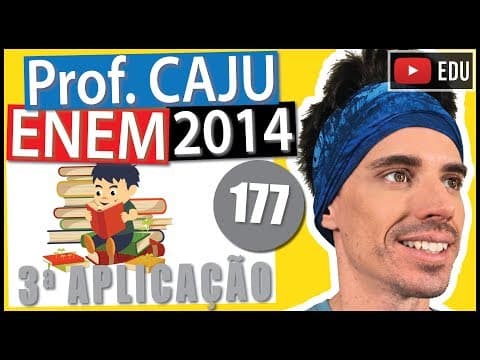 Thumbnail da aula: [ENEM 2014 3Ap] 177 📓 PROGRESSÃO ARITMÉTICA A cada dia que passa, um aluno resolve 2 exercícios a