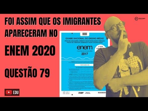 Thumbnail da aula: QUESTÃO 79 CADERNO AZUL | ENEM 2020 | HISTÓRIA