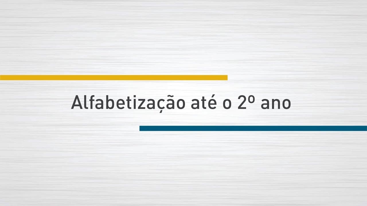 Thumbnail: BNCC | Alfabetização até o 2º ano