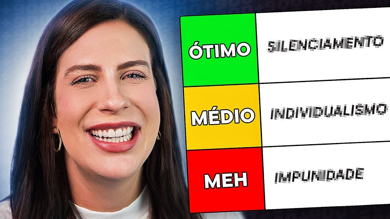 Thumbnail: TIER LIST MELHORES ARGUMENTOS para sua REDAÇÃO ENEM 2024
