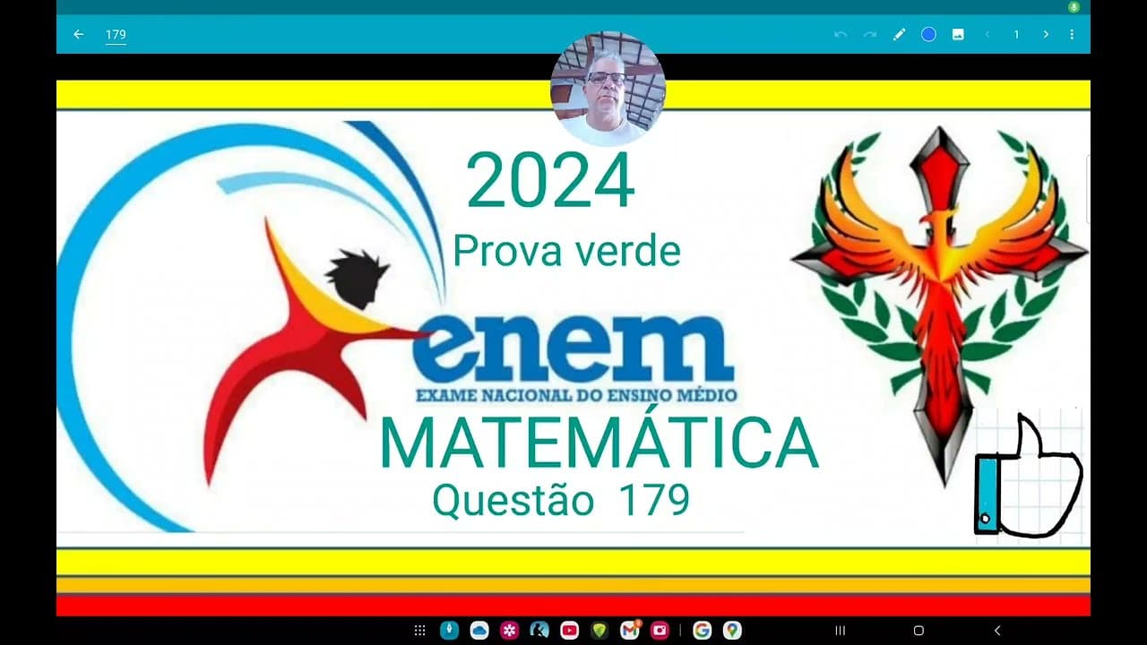 Thumbnail: ENEM 2024 MATEMÁTICA questão 179, A prefeitura de uma cidade planeja construir três postos de saúde