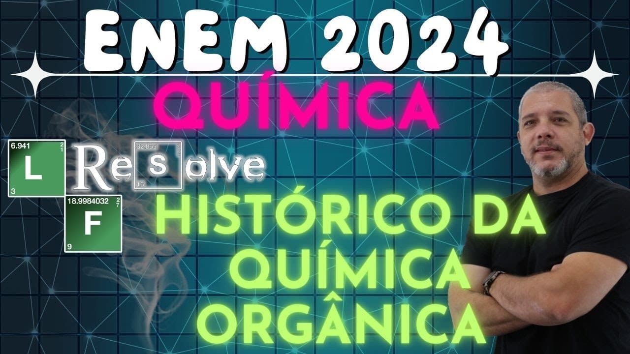 Thumbnail: Resolução ENEM 2024 Química No senso comum, considera-se, ainda hoje, que compostos orgânicas são