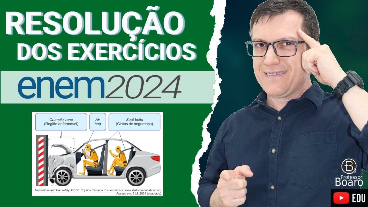 Thumbnail: ENEM 2024 RESOLUÇÃO dos EXERCÍCIOS – (QUESTÃO 105 Caderno VERDE) Muitas pessoas ainda se espantam co