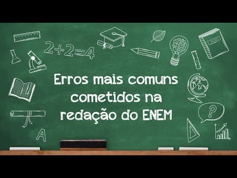 Thumbnail da aula: Videoaulas Poliedro | Quais os erros mais comuns cometidos na redação do Enem?