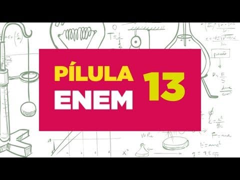 Thumbnail da aula: Física ENEM - Pílula 13 - Eletrodinâmica - Efeito Joule - chuveiro elétrico - C02 Habilidade 06