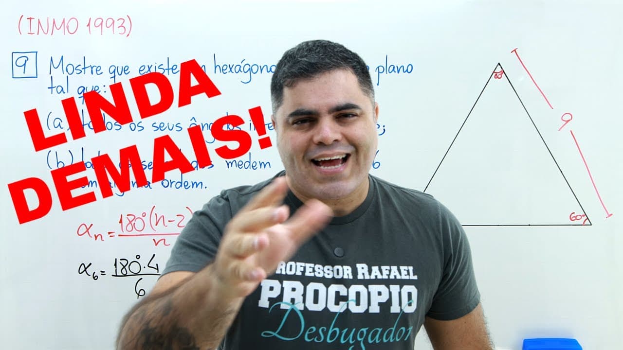 Thumbnail: 🤯 QUESTÃO OLÍMPICA LINDA! INMO 1993 Olimpíada de Matemática da Índia 😍 Essa me EMOCIONOU!