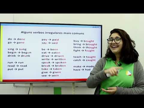 Thumbnail da aula: Inglês - Present perfect:  Os verbos irregulares mais comuns