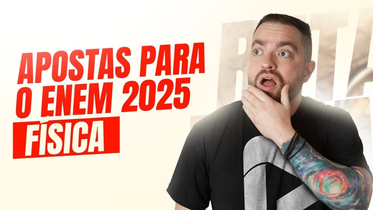 Thumbnail: Assuntos de Física que devem cair no ENEM 2025 | Proenem
