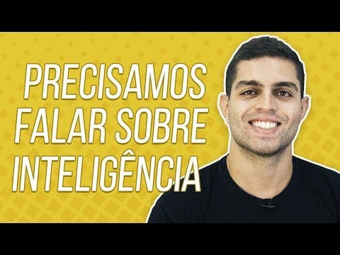 Thumbnail da aula: PRECISAMOS FALAR SOBRE INTELIGÊNCIA | Prof. Ricardo Fagundes