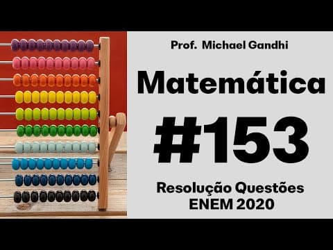Thumbnail da aula: ENEM 2020 - Para chegar à universidade, um estudante utiliza um metrô e, depois, tem duas opções: