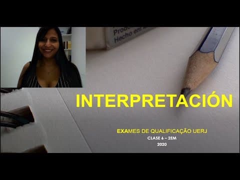 Thumbnail da aula: Espanhol (Capítulo 6 - 2EM B)