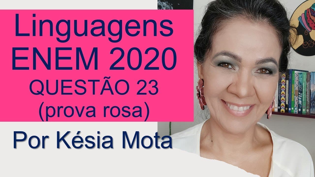 Thumbnail: Questão 23 do ENEM 2020 (prova rosa)