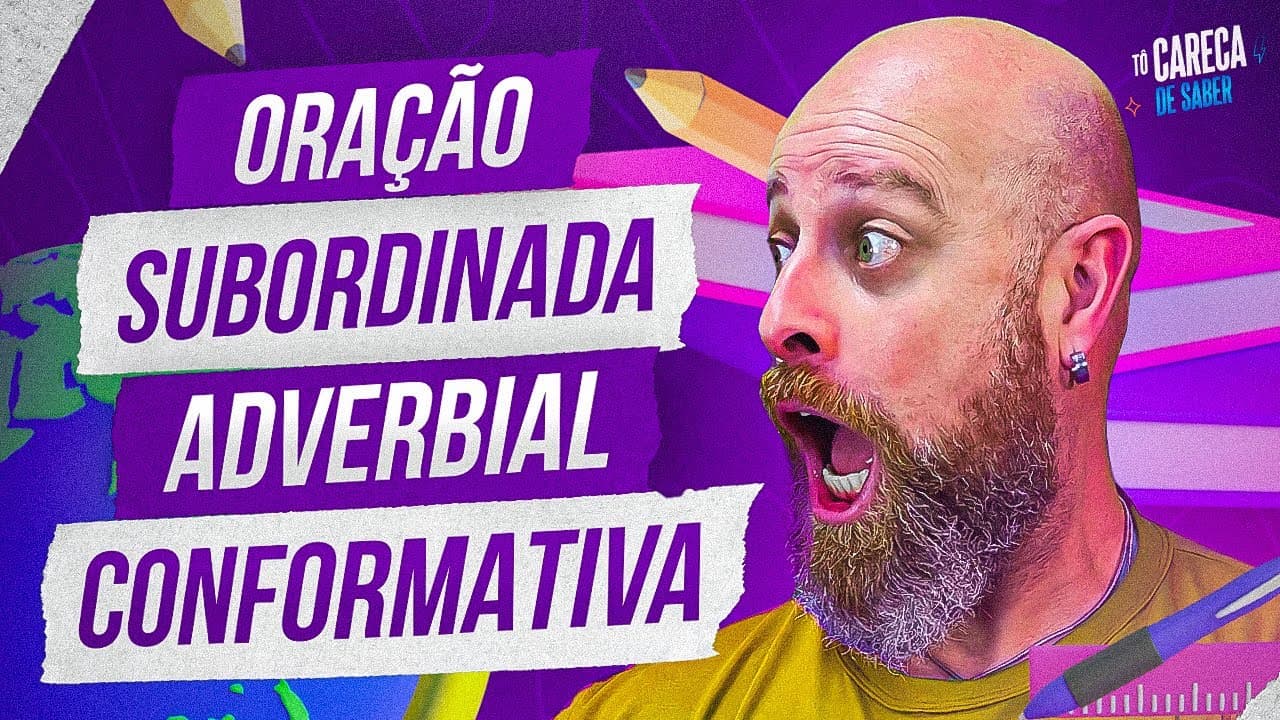 Thumbnail: Oração Subordinada Adverbial Conformativa [Prof. Noslen] #carecadesaber #professornoslen