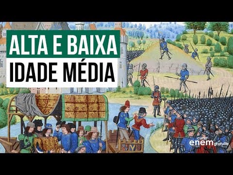 Thumbnail da aula: ALTA E BAIXA IDADE MÉDIA: clero, feudalismo e cruzadas | RESUMO DE HISTÓRIA PARA O ENEM