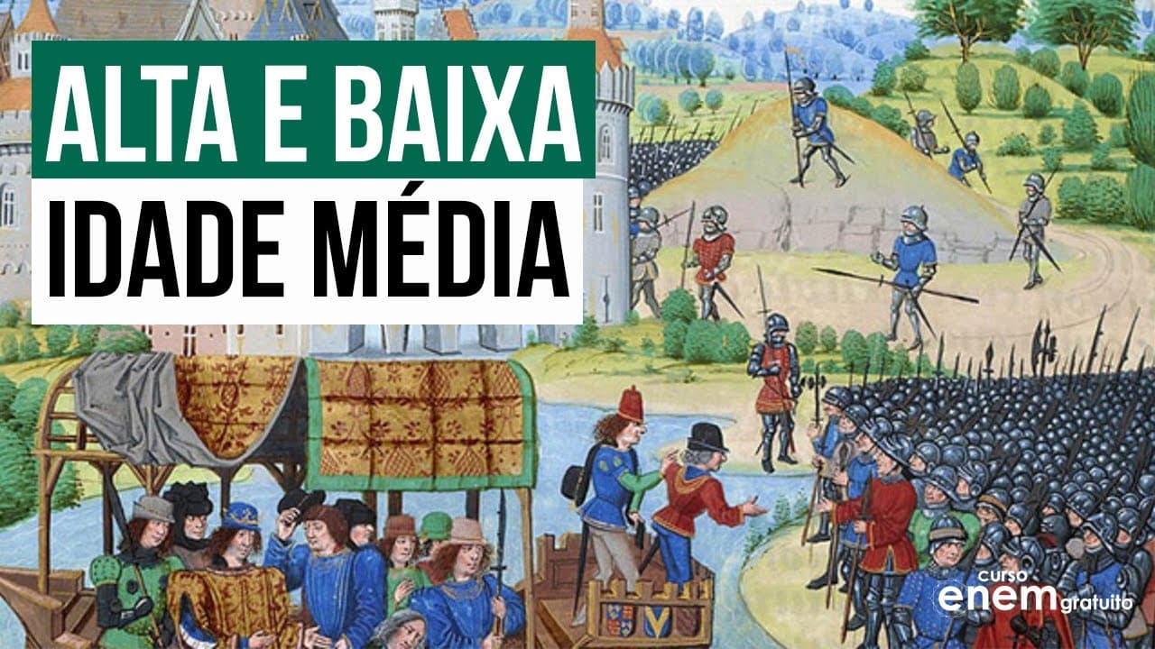 Thumbnail: ALTA E BAIXA IDADE MÉDIA: clero, feudalismo e cruzadas | RESUMO DE HISTÓRIA PARA O ENEM