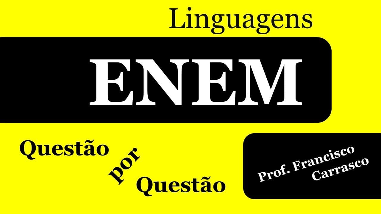 Thumbnail: Drops 6 - ENEM - Linguagens - Prof. Francisco Carrasco