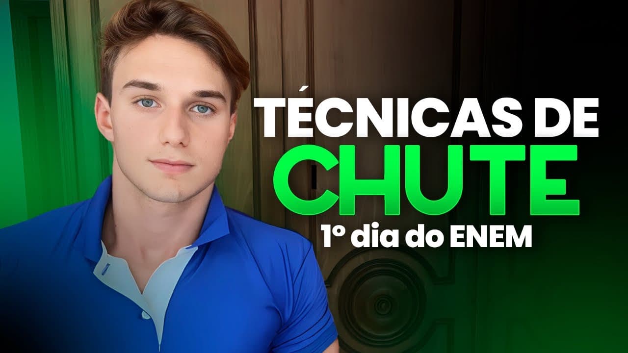 Thumbnail: Técnicas de CHUTE para o 1º DIA do ENEM | Linguagens e Humanas (Como Chutar No 1º Dia Do ENEM)