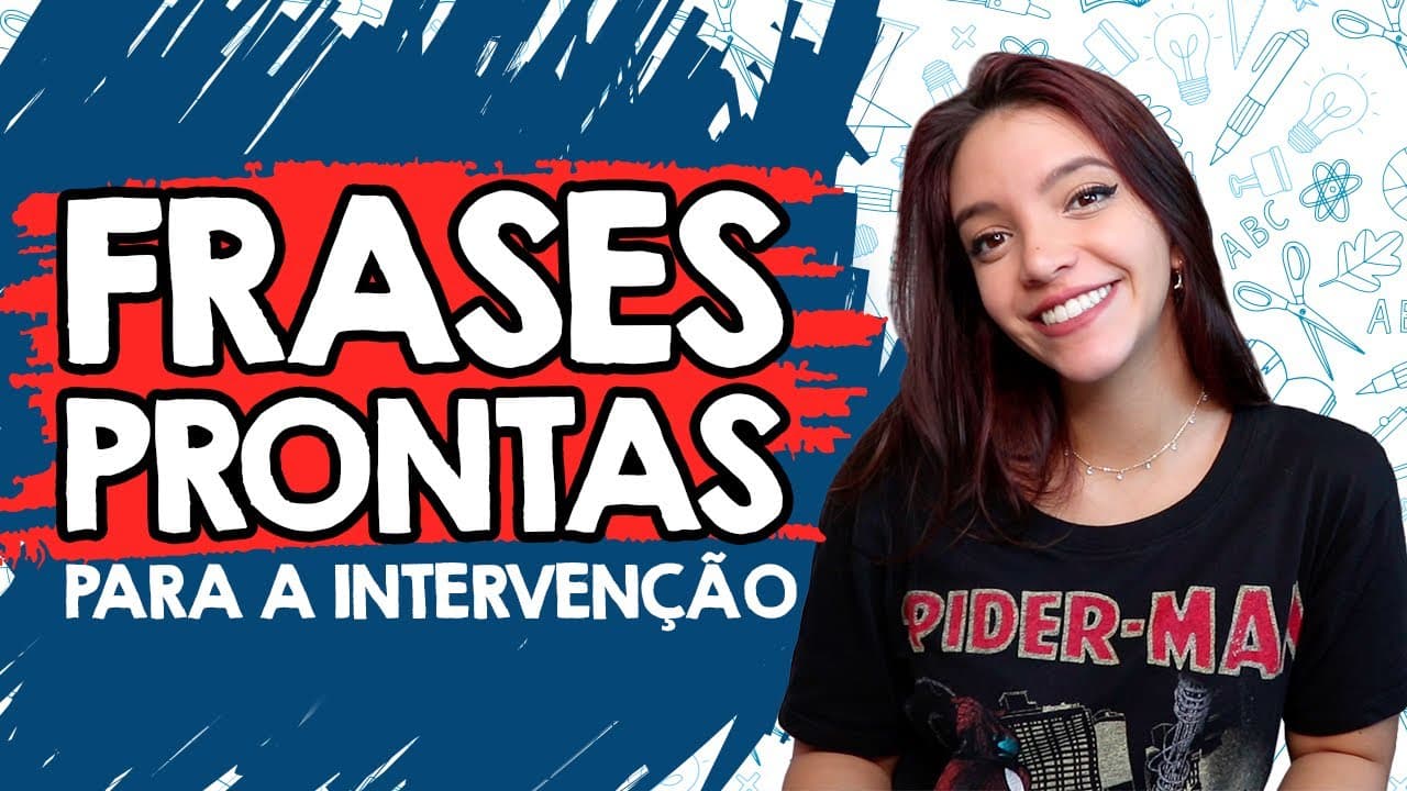 Thumbnail: FRASES PRONTAS PARA TERMINAR SUA REDAÇÃO - Débora Aladim