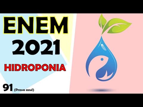 Thumbnail da aula: (ENEM – 2021) No cultivo por hidroponia, são utilizadas soluções nutritivas contendo macronutrientes