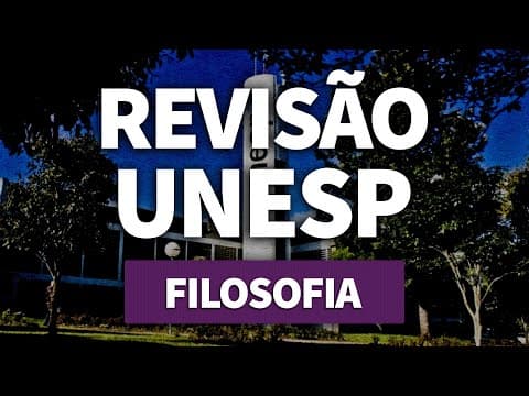 Thumbnail da aula: REVISÃO UNESP: Filosofia | ProEnem
