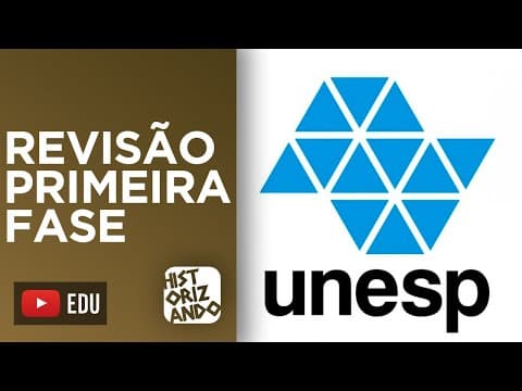 Thumbnail da aula: RESPONDENDO QUESTÕES DE HISTÓRIA DO VESTIBULAR UNESP 2020