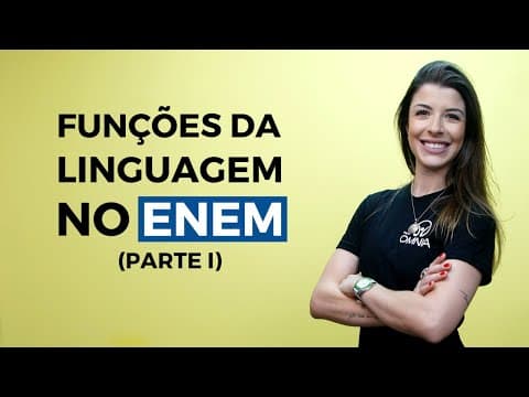 Thumbnail da aula: Funções da Linguagem no Enem - Brasil Escola