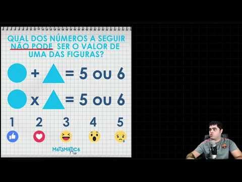Thumbnail da aula: 🤔 VOCÊ CONSEGUE RESOLVER ESSE PROBLEMA DO VALOR DAS FIGURAS? 👉🏻 Qual valor NÃO PODE Ser?