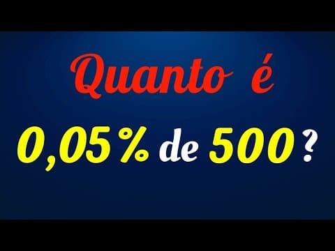 Thumbnail da aula: 🤯 APRENDA COMO FAZER PIRCEMTAGEM !!! Matemática básica todo dia.📚🚀
