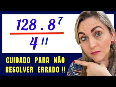 Thumbnail da aula: 😱😱 SABE COMO RESOLVER USANDO AS PROPRIEDADES ?? Matemática básica todo dia.📚🚀