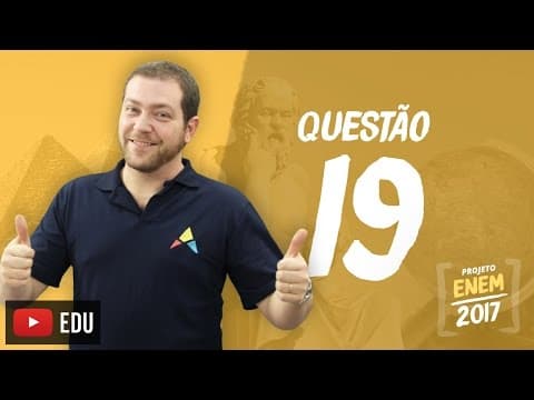Thumbnail da aula: Enem 2016 - Ciências Humanas | Questão 19 (Caderno Branco)