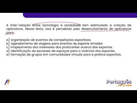Thumbnail da aula: ENEM 2020 - ESTUDOS DO SENTIDO | Deu vontade de jogar, mas não sabe como reunir os...