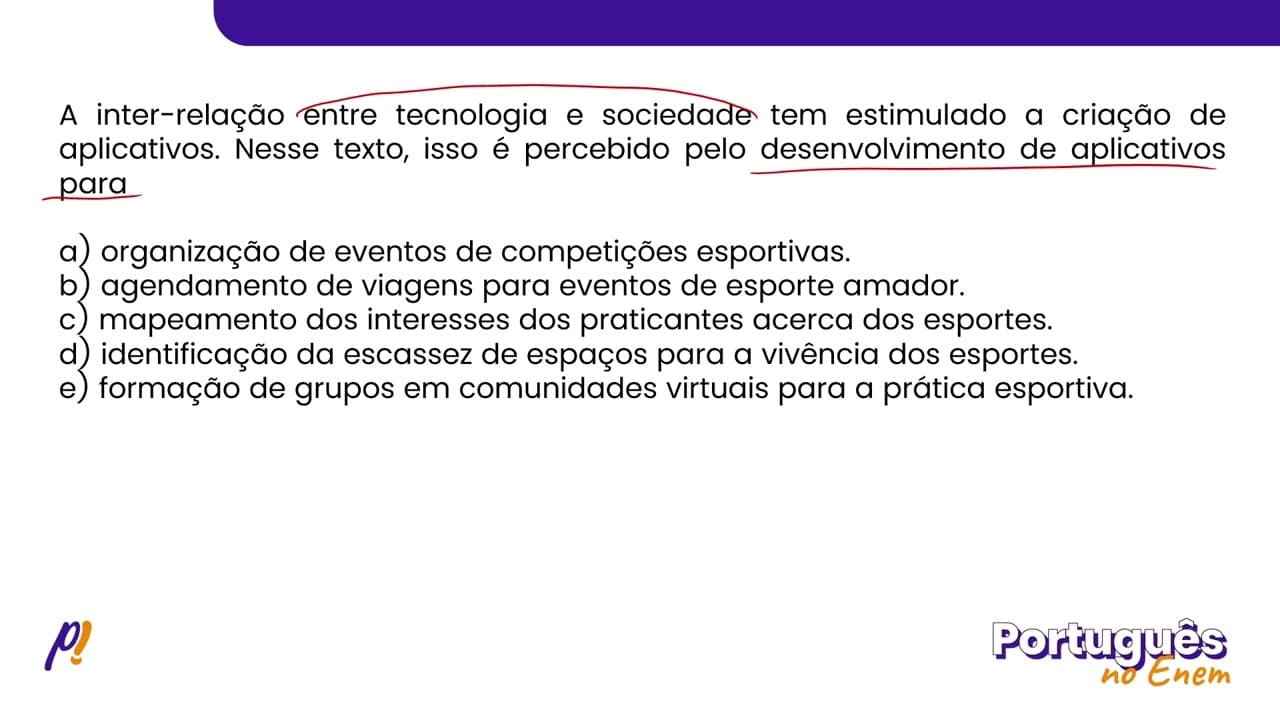 Thumbnail: ENEM 2020 - ESTUDOS DO SENTIDO | Deu vontade de jogar, mas não sabe como reunir os...