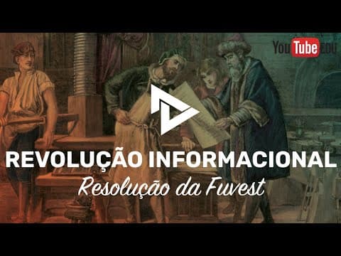 Thumbnail da aula: RESOLUÇÃO 1º FASE FUVEST - REVOLUÇÃO INFORMACIONAL